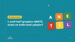 1. sınıf harf grupları: ANETİL sırası ve evde nasıl çalışılır?