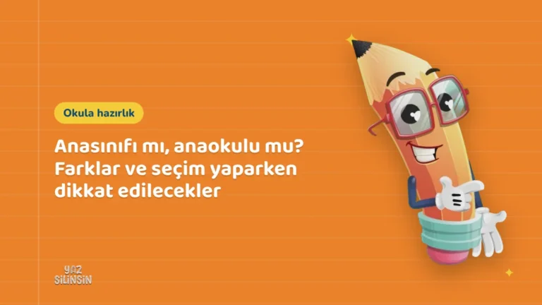 Anasınıfı mı, anaokulu mu? Farklar ve seçim yaparken dikkat edilecekler