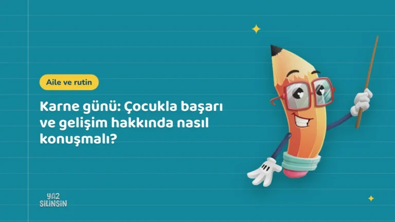 Karne günü: Çocukla başarı ve gelişim hakkında nasıl konuşmalı?