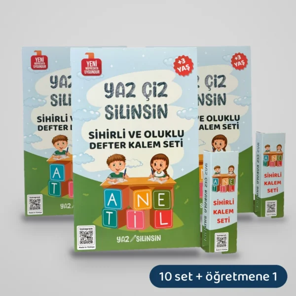 Sınıf paketi: 10 set ve öğretmene 1 set